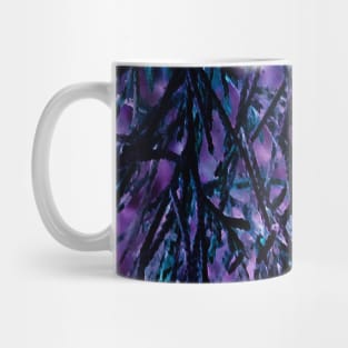 Dark Purple Sky Pine Mug